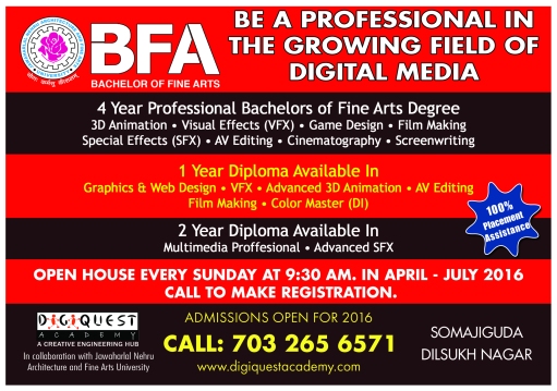 best BFA courses on animation in hyderabad – Page 3 – Multimedia Colleges